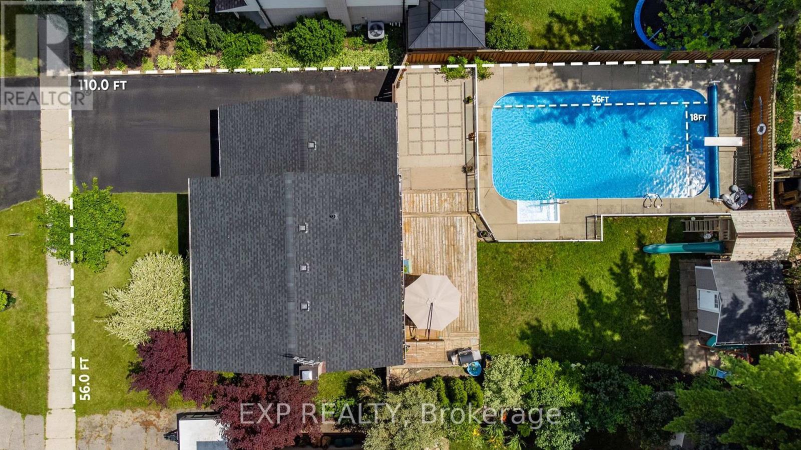 23 Dooley Drive, Kitchener, ON - Outdoor With In Ground Pool