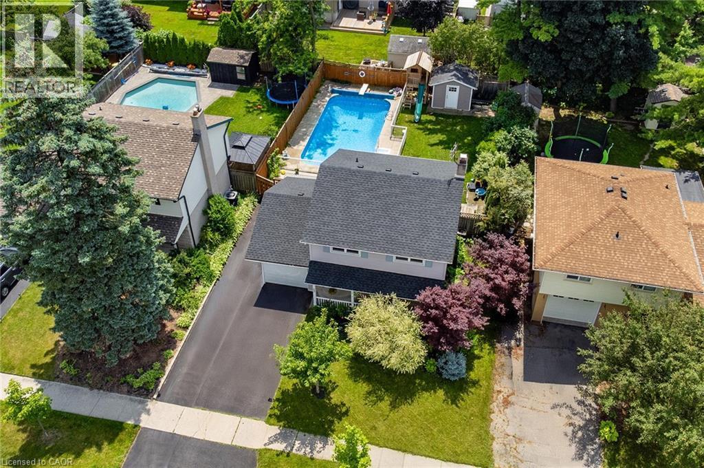 23 Dooley Drive, Kitchener, ON - Outdoor With In Ground Pool