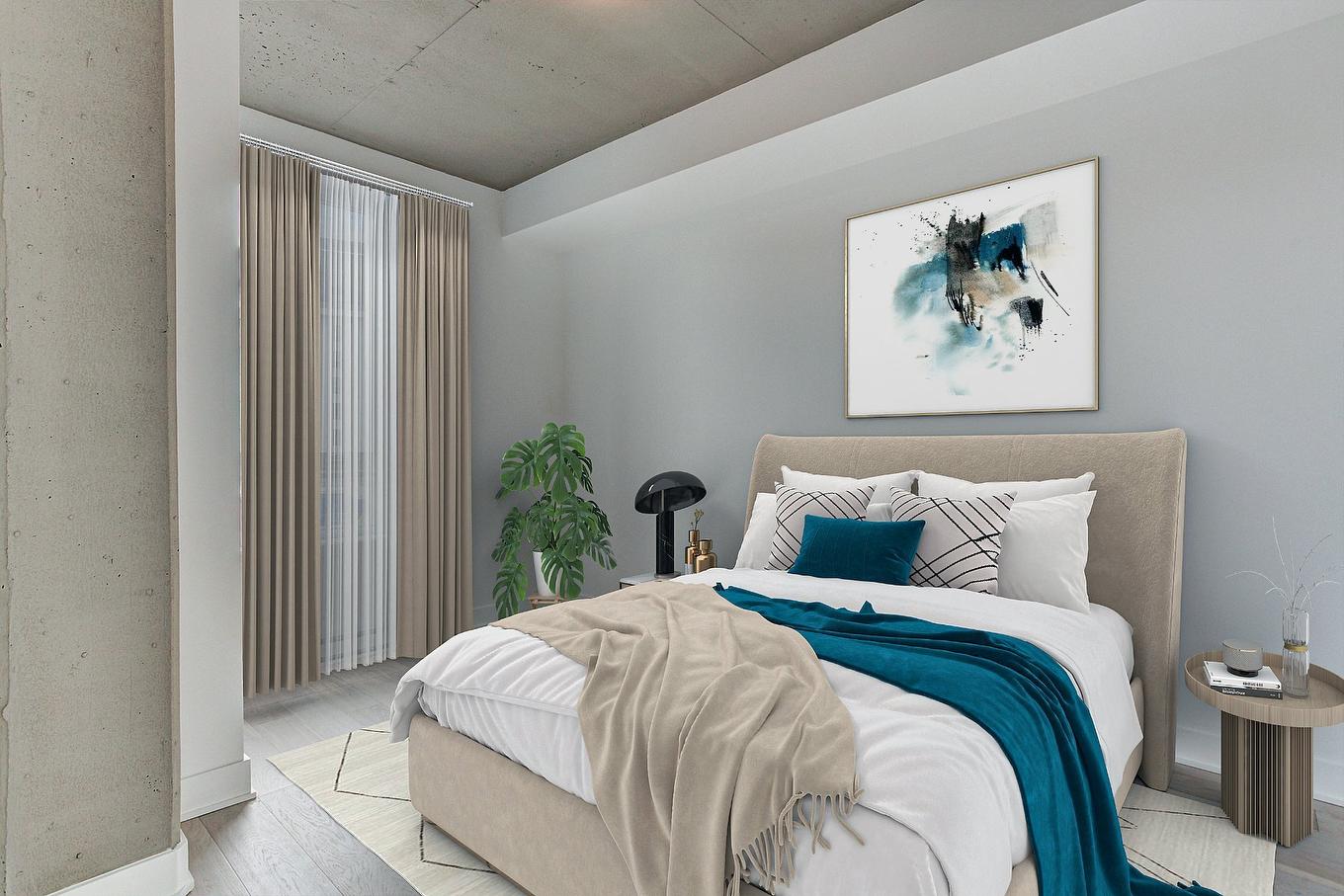 Chambre à coucher principale - 1024-7227 Boul. Newman, Montréal (Lasalle), QC - Indoor Photo Showing Bedroom