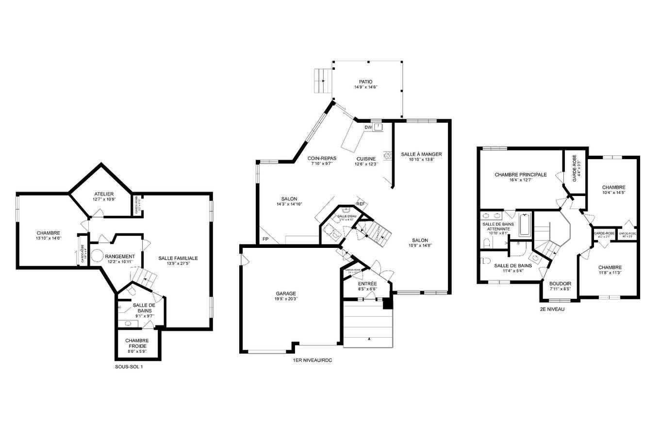 Plan (croquis) - 614 Rue Du Sauvignon, Rosemère, QC - Other
