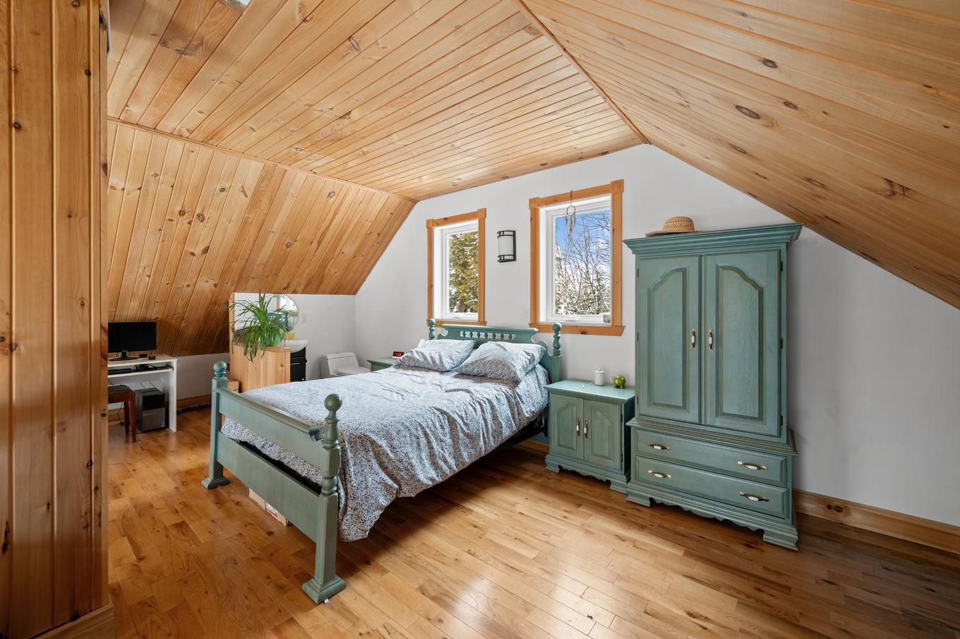 Chambre à coucher principale - 1951 Ch. Du 9E-Rang, Sainte-Lucie-Des-Laurentides, QC - Indoor Photo Showing Bedroom