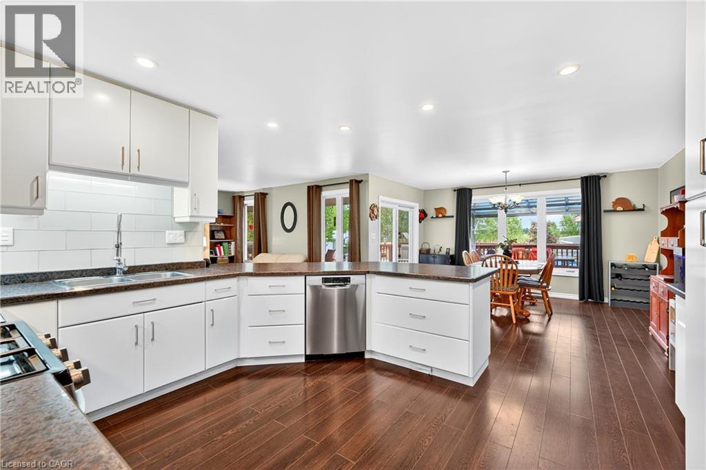 4265 Fly Road, Campden, ON - Indoor Photo Showing Kitchen With Double Sink