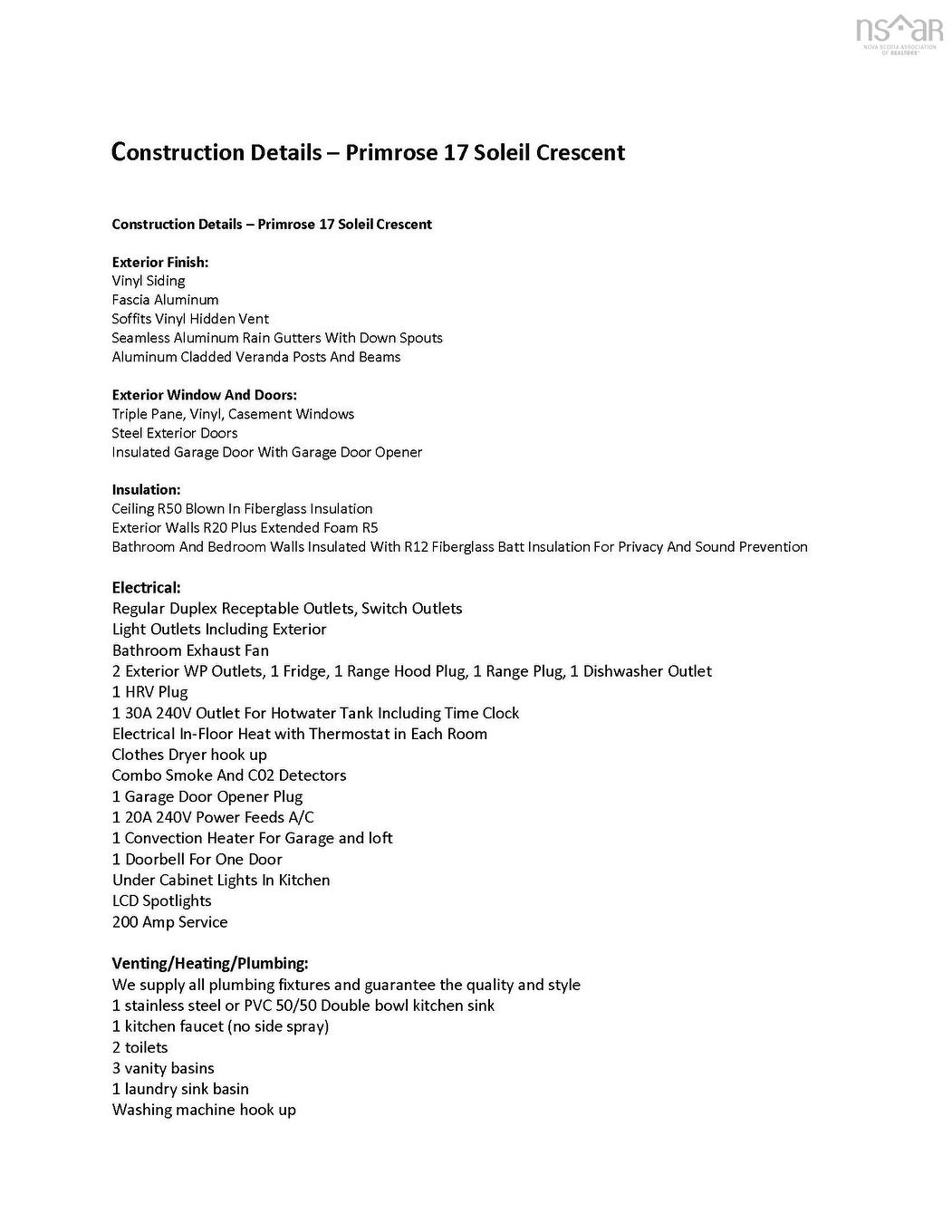 17 Soleil Crescent, Conquerall Mills, NS