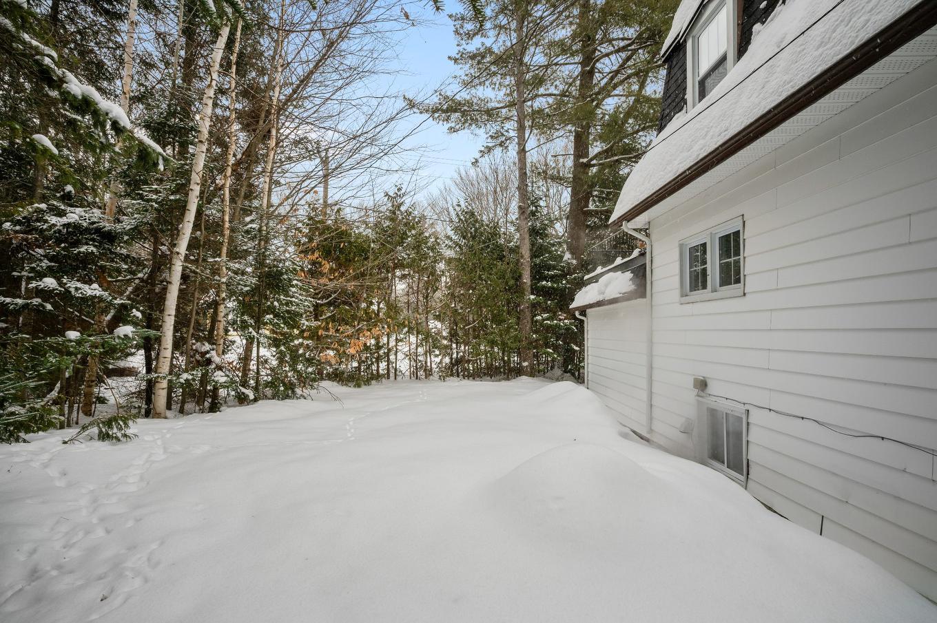 Backyard - 233 Rue D'Aspen, Sainte-Adèle, QC - Outdoor With Exterior