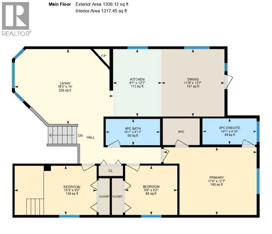 Floor Plan: Main Floor - 213 Diefenbaker Drive, Fort Mcmurray, AB