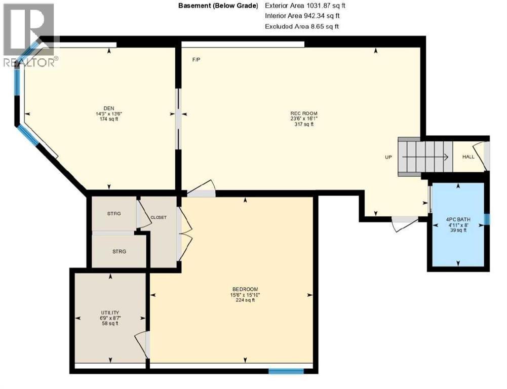 Floor Plan: Basement - 213 Diefenbaker Drive, Fort Mcmurray, AB
