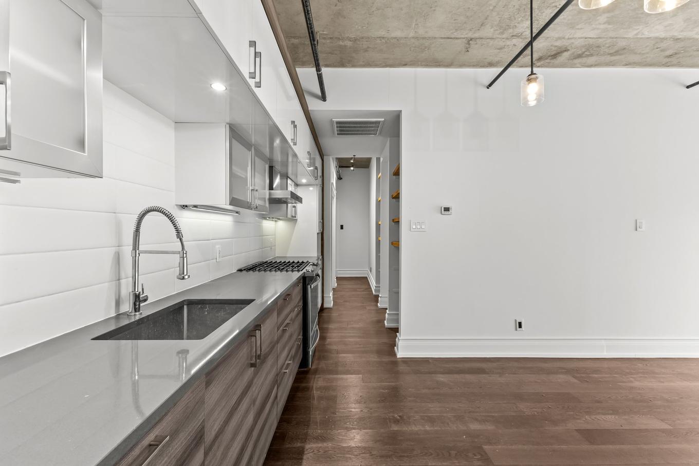 Cuisine - 202-1885 Rue De La Visitation, Montréal (Ville-Marie), QC - Indoor Photo Showing Kitchen