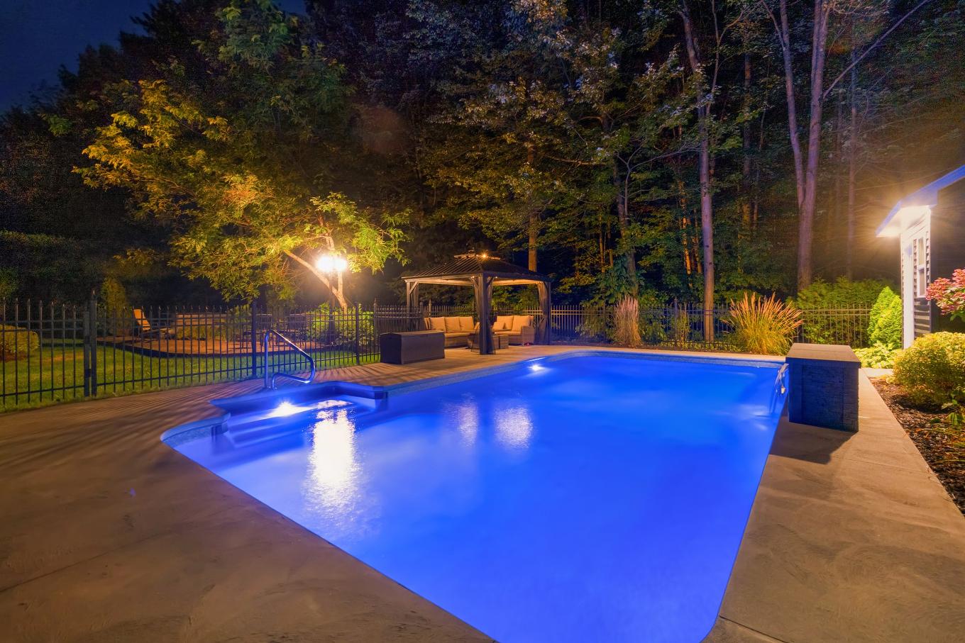 Pool - 3223 Rue Alfred-Desrochers, Sherbrooke (Les Nations), QC - Outdoor With In Ground Pool With Backyard