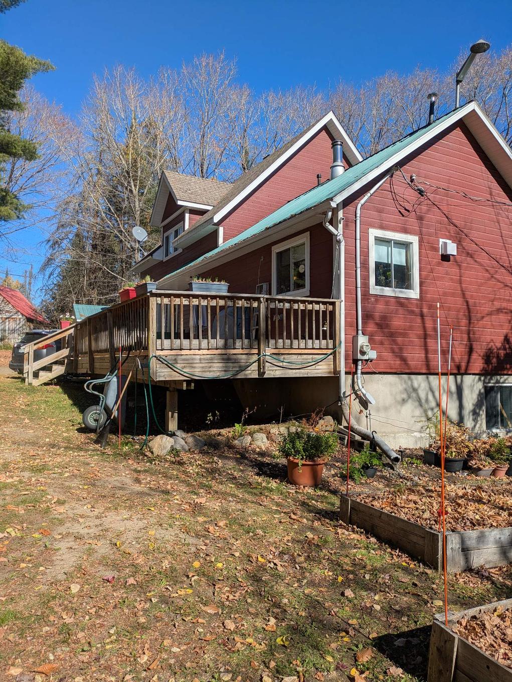 Backyard - 16750 Route 335, Chertsey, QC - Outdoor With Deck Patio Veranda