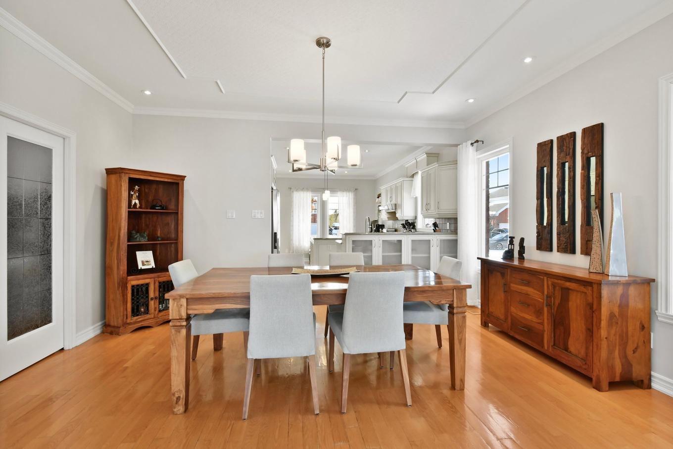 Dining room - 155 Rue Des Hérons, La Prairie, QC - Indoor Photo Showing Dining Room