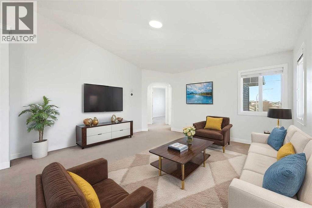 59 Redstone Park Ne, Calgary, AB - Indoor Photo Showing Living Room