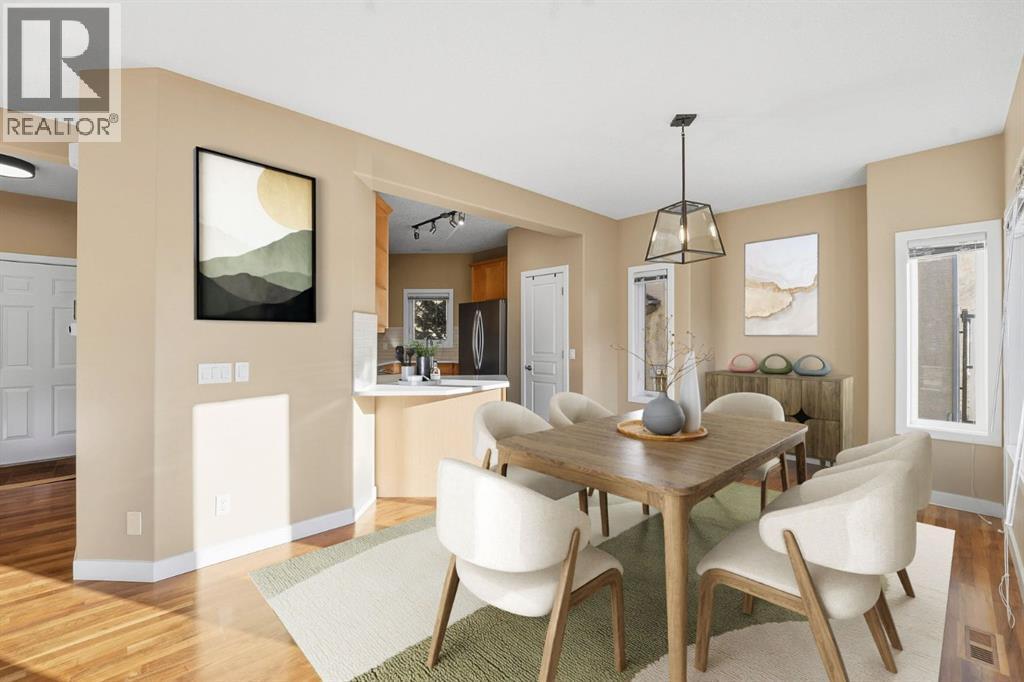 33 Prominence Park Sw, Calgary, AB - Indoor Photo Showing Dining Room