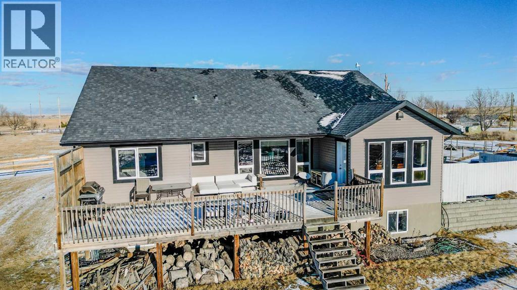 233073 Twp Rd 45, Spring Coulee, AB - Outdoor With Deck Patio Veranda