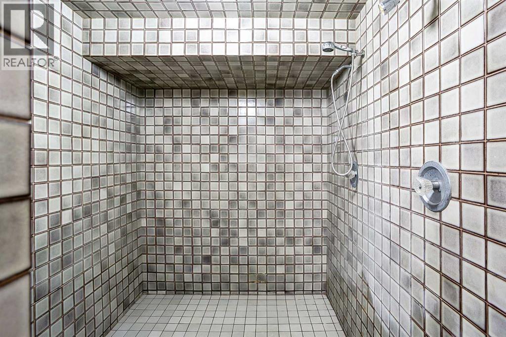 4pc basement bathroom with a massive shower - 467 Berkley Crescent Nw, Calgary, AB - Indoor Photo Showing Bathroom