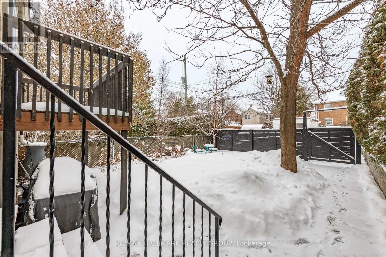 Stairs at Back of House - 133 Bayswater Avenue, Ottawa, ON - Outdoor