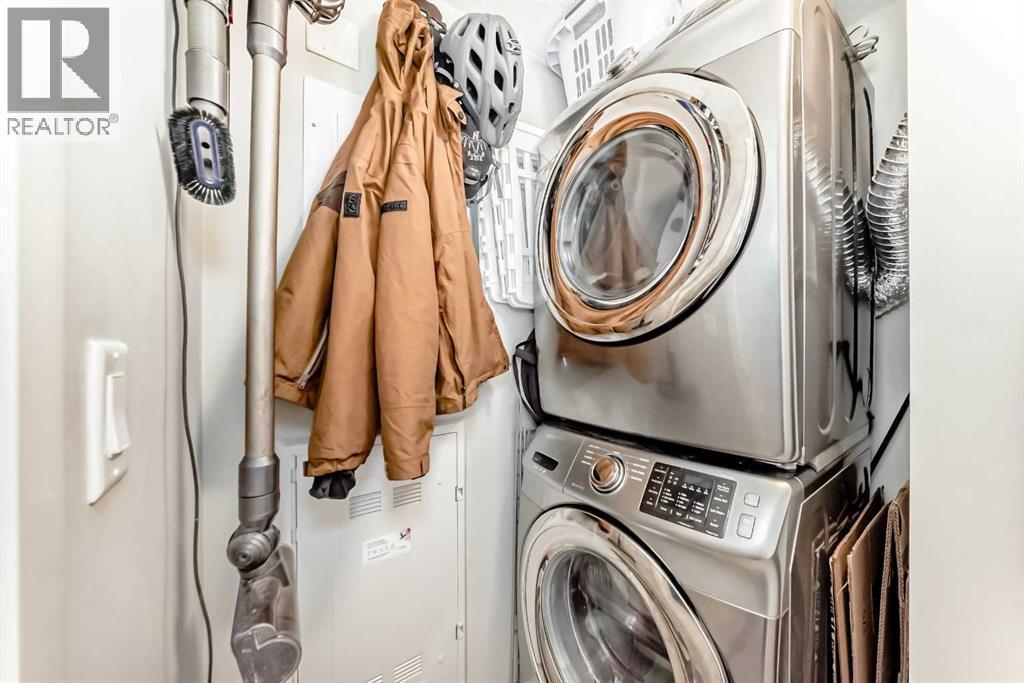 409, 4150 Seton Drive Se, Calgary, AB - Indoor Photo Showing Laundry Room