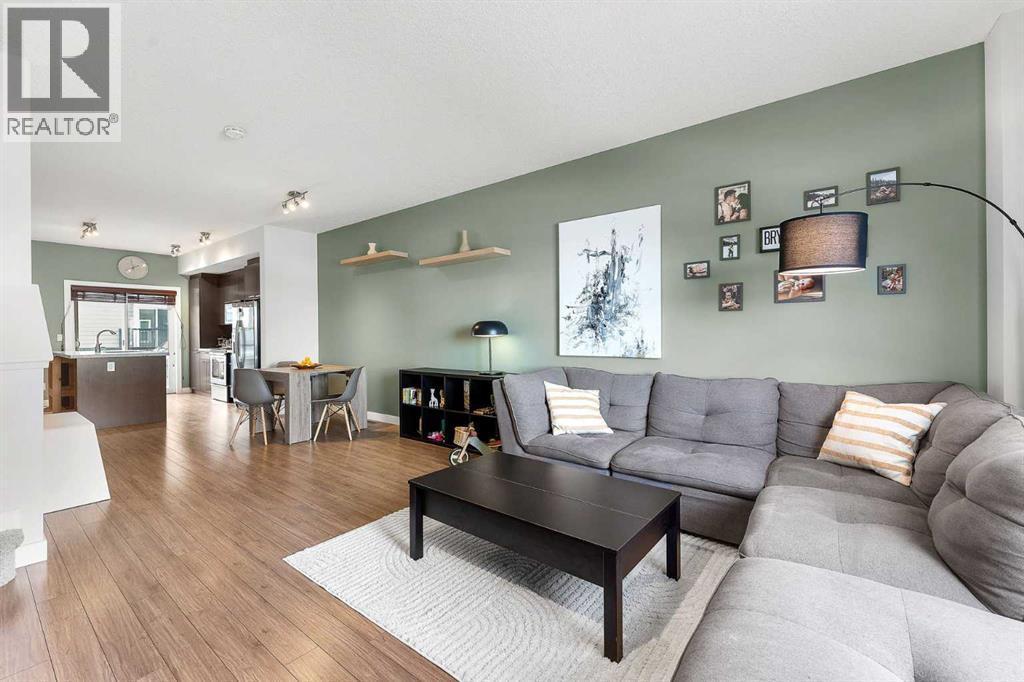 39 Silverado Way Sw, Calgary, AB - Indoor Photo Showing Living Room