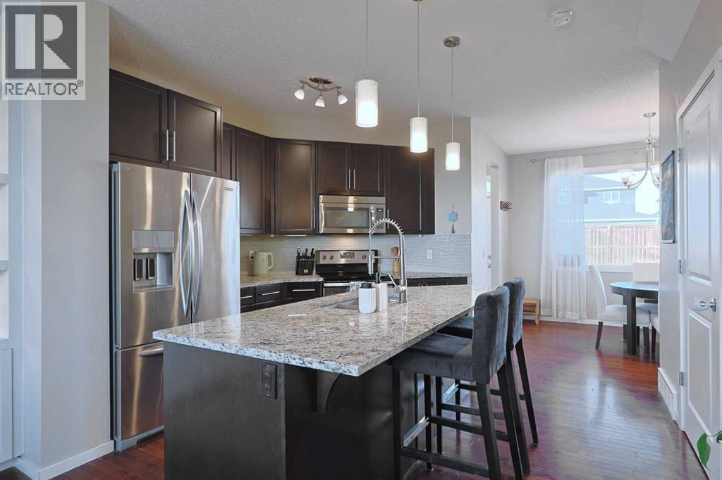 27 Nolanlake Point Nw, Calgary, AB - Indoor Photo Showing Kitchen With Stainless Steel Kitchen With Upgraded Kitchen