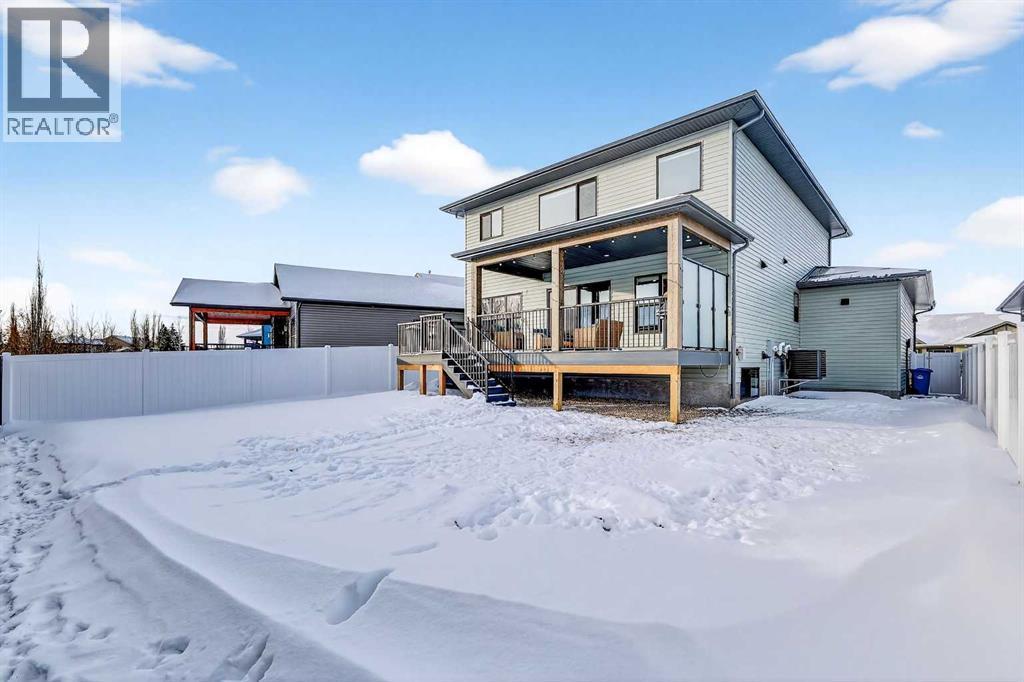 4-5 Ton AC Unit - 24 Napoleon Meadows Way, Innisfail, AB - Outdoor With Deck Patio Veranda