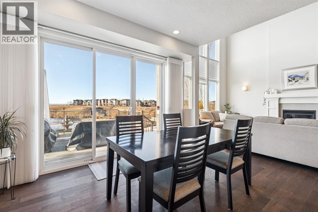 101 Cranarch Common Se, Calgary, AB - Indoor Photo Showing Other Room With Fireplace