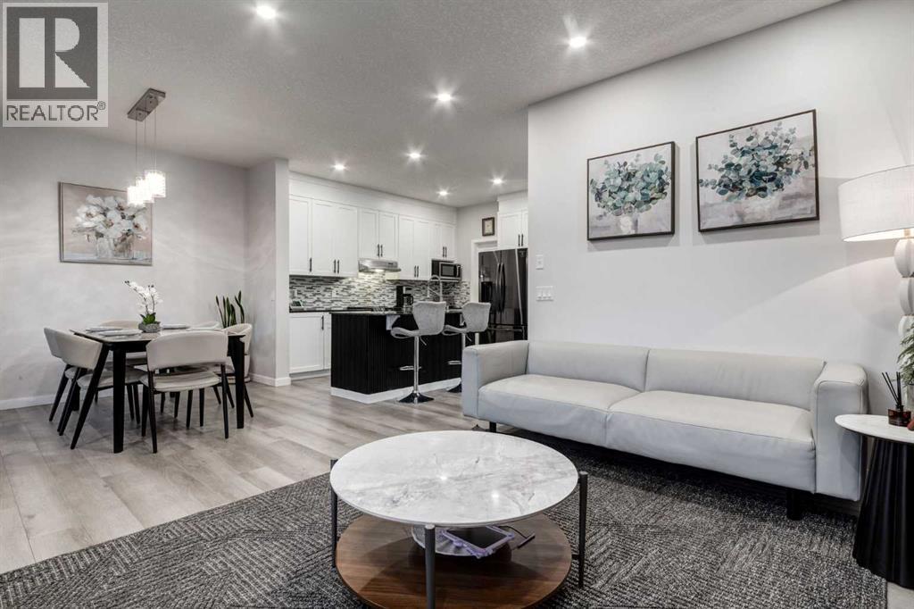 110 Sage Bank Grove Nw, Calgary, AB - Indoor Photo Showing Living Room