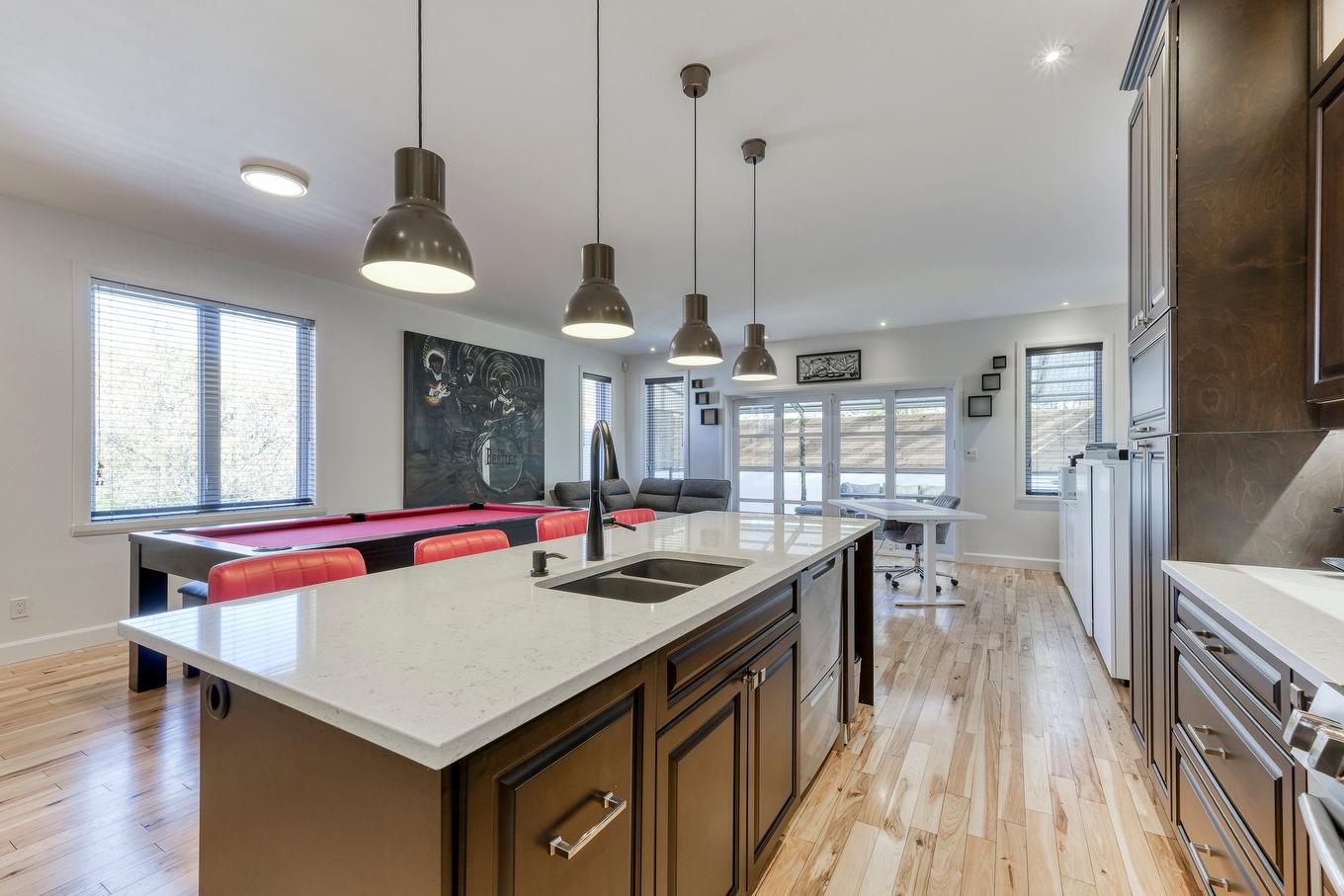 Cuisine - 1883 Place Honoré-Beaugrand, Montréal (Mercier/Hochelaga-Maisonneuve), QC - Indoor Photo Showing Kitchen With Double Sink With Upgraded Kitchen