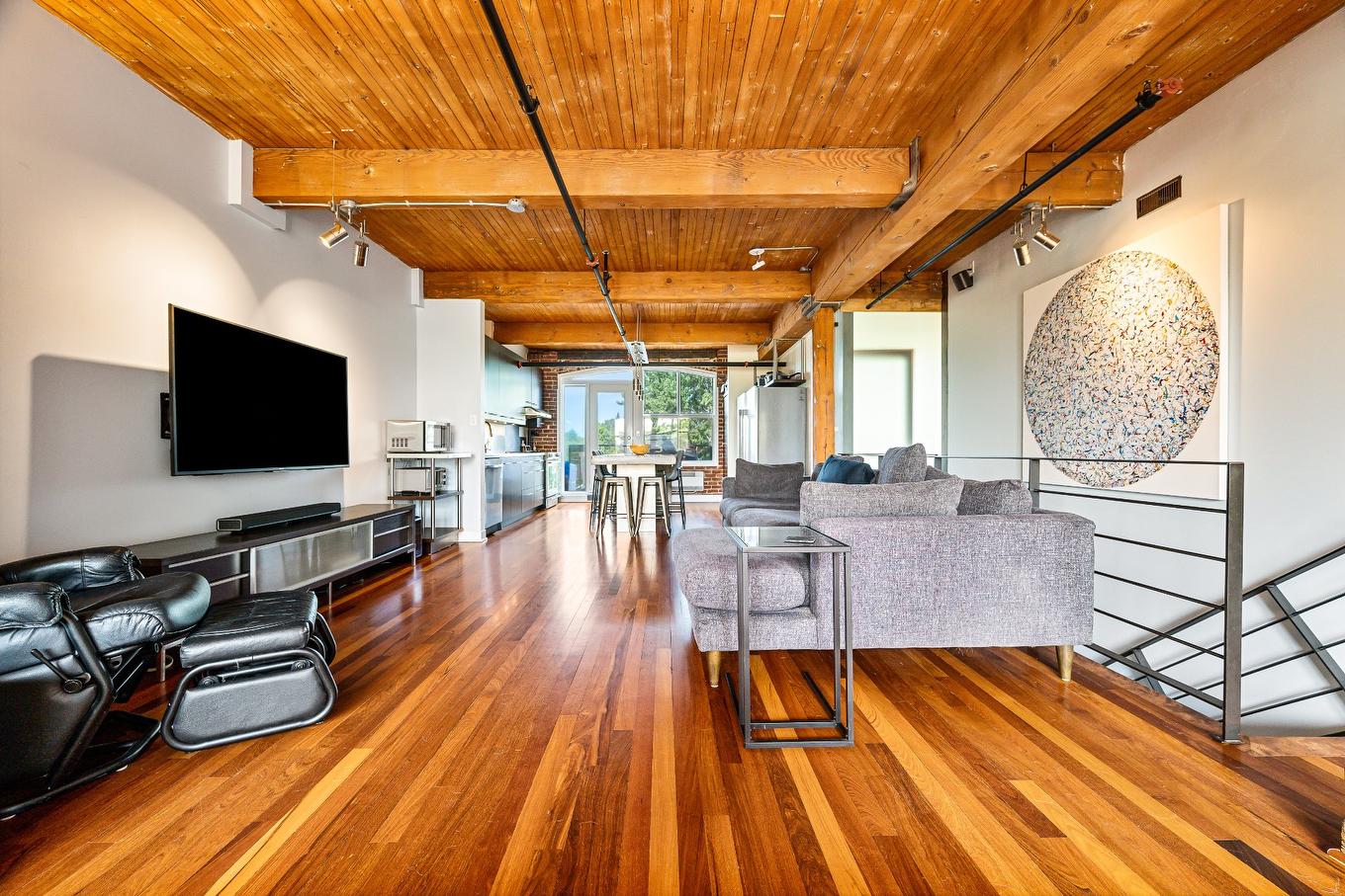 Salon - 213-2295 Av. Aird, Montréal (Mercier/Hochelaga-Maisonneuve), QC - Indoor Photo Showing Living Room