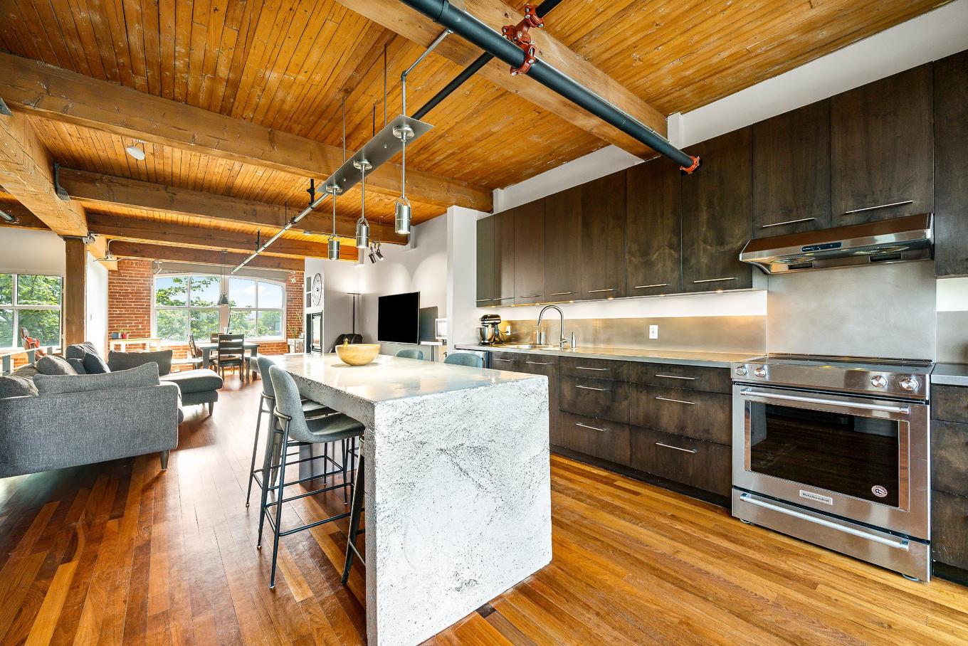 Cuisine - 213-2295 Av. Aird, Montréal (Mercier/Hochelaga-Maisonneuve), QC - Indoor Photo Showing Kitchen