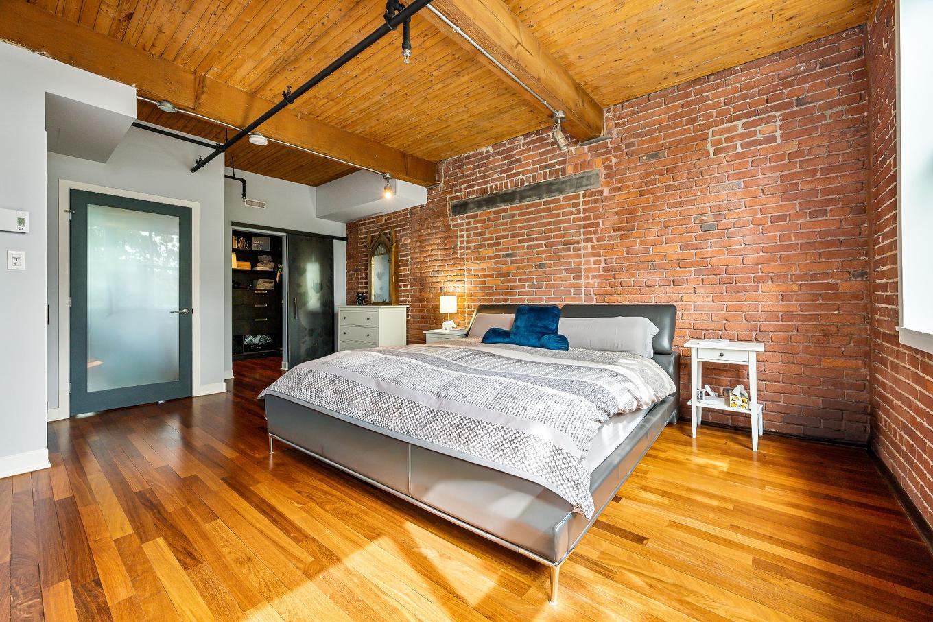 Chambre à coucher principale - 213-2295 Av. Aird, Montréal (Mercier/Hochelaga-Maisonneuve), QC - Indoor Photo Showing Bedroom