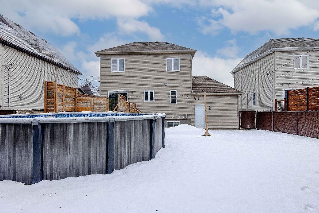 Pool - 51 Rue Ravel, Saint-Jean-Sur-Richelieu, QC - Outdoor With Above Ground Pool With Exterior