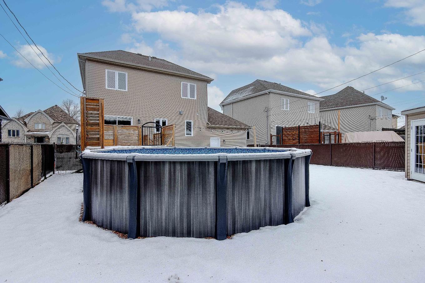 Pool - 51 Rue Ravel, Saint-Jean-Sur-Richelieu, QC - Outdoor With Above Ground Pool With Exterior