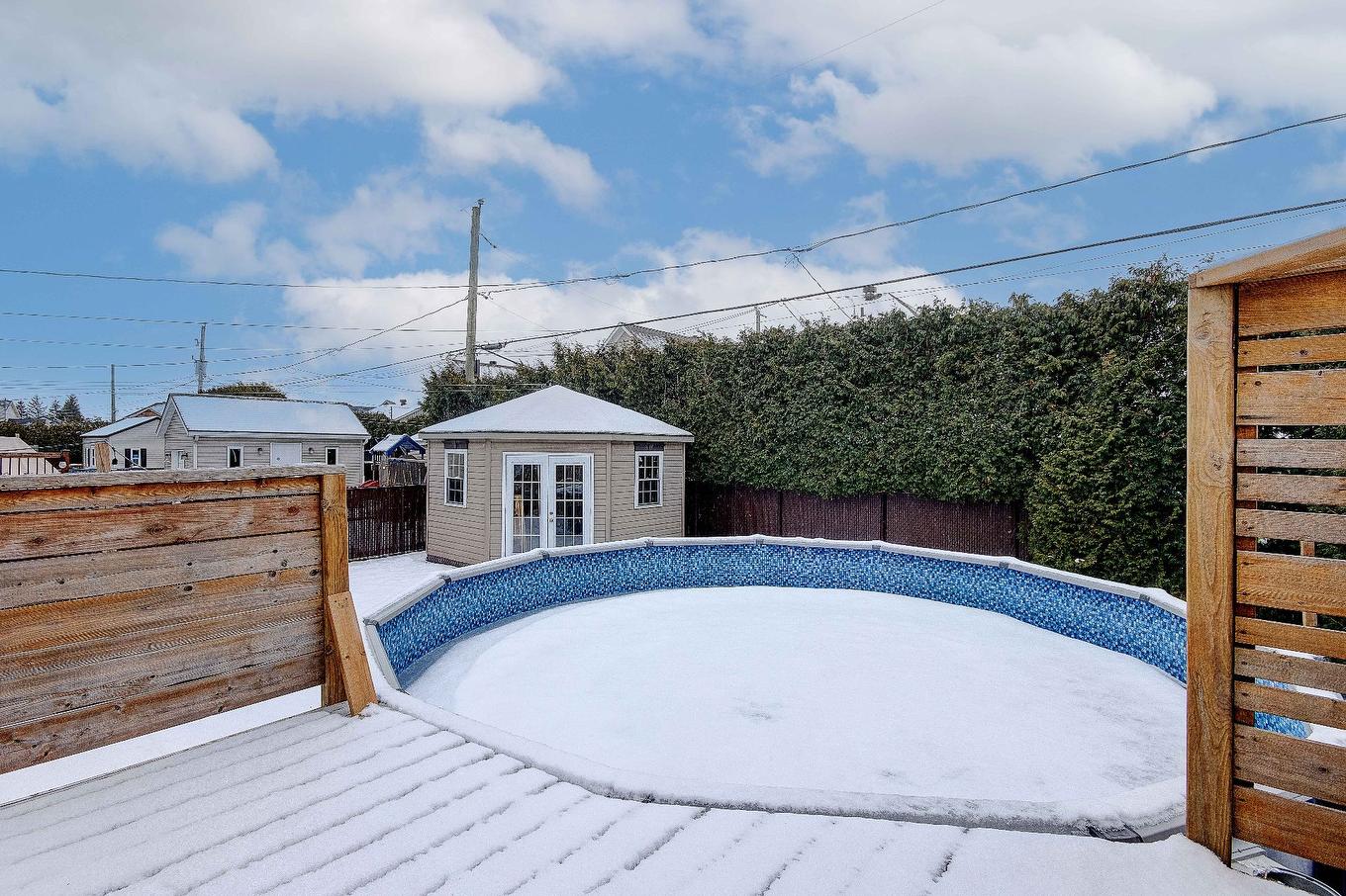 Pool - 51 Rue Ravel, Saint-Jean-Sur-Richelieu, QC - Outdoor With Above Ground Pool With Exterior