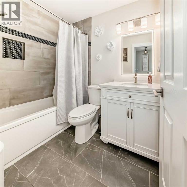 WOW! Dream bathroom. This bathroom was torn down and rebuilt, showcasing this now fully transformed space! - 7840 20A Street Se, Calgary, AB - Indoor Photo Showing Bathroom