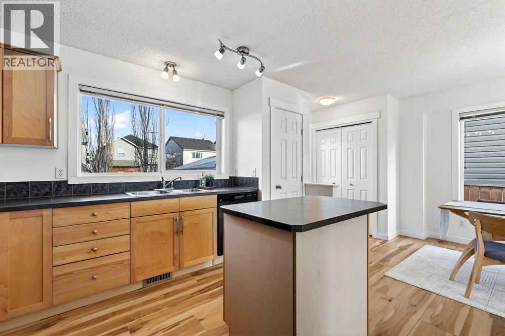 109 Copperstone Grove Se, Calgary, AB - Indoor Photo Showing Kitchen With Double Sink