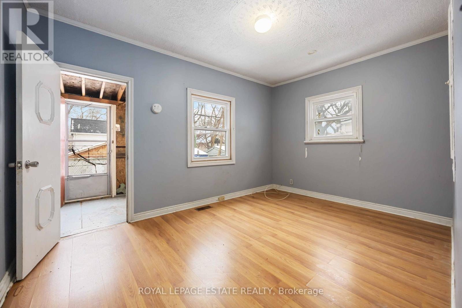 Original Bedroom with Walk-Out to Mudroom & Deck. - 337 Craven Road, Toronto, ON - Indoor Photo Showing Other Room