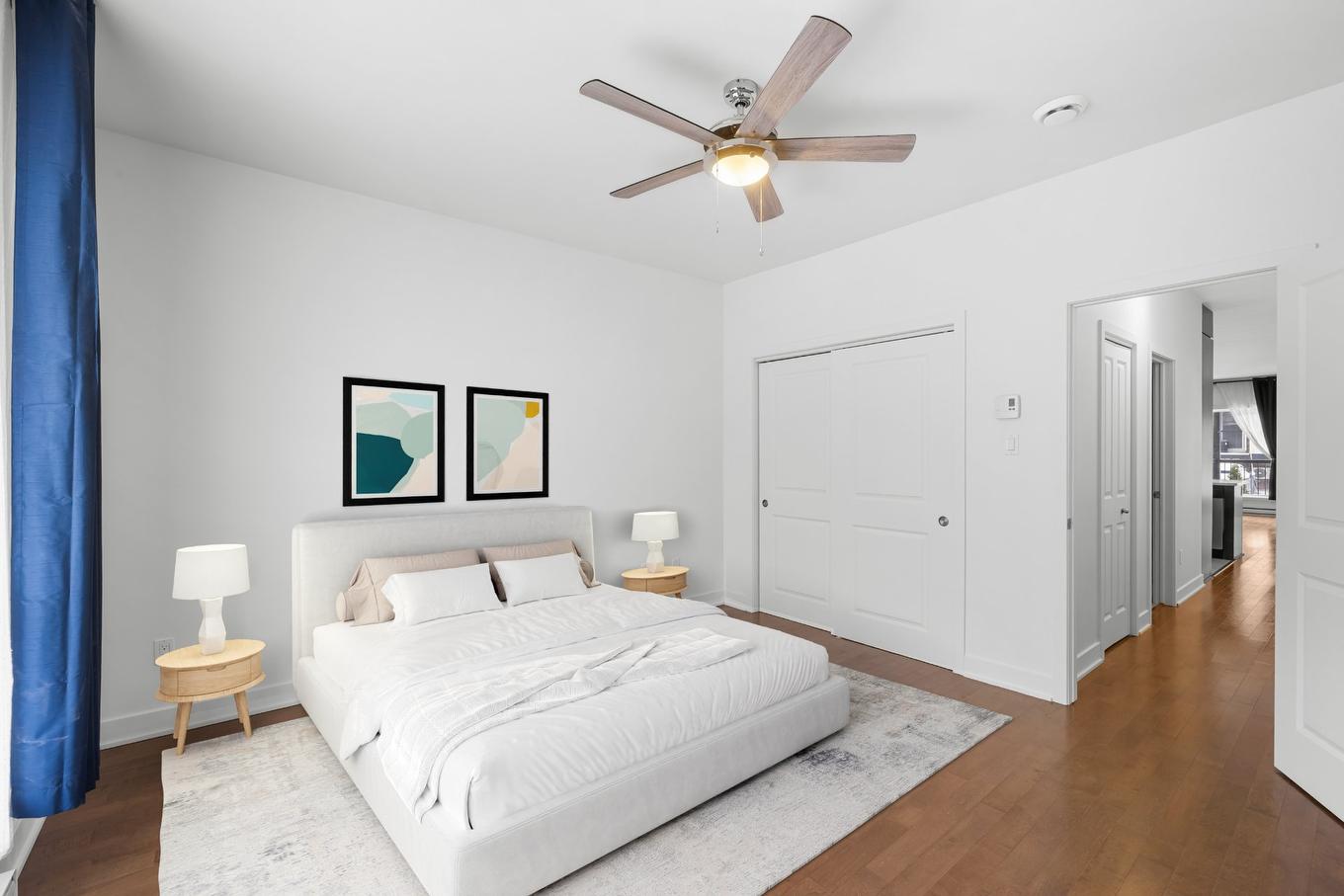 Primary bedroom - 3-1930 Av. Des Érables, Montréal (Ville-Marie), QC - Indoor Photo Showing Bedroom