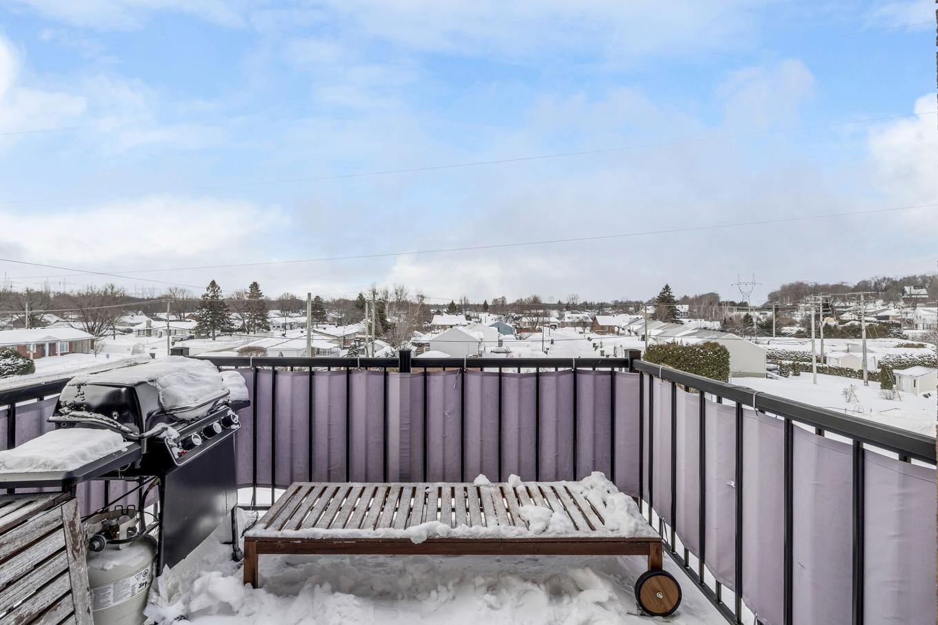 Balcony - 7-1009 Rue Des Champs, Lévis (Les Chutes-De-La-Chaudière-Est), QC - Outdoor With View