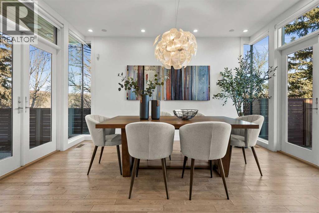 3216 5 Street Nw, Calgary, AB - Indoor Photo Showing Dining Room