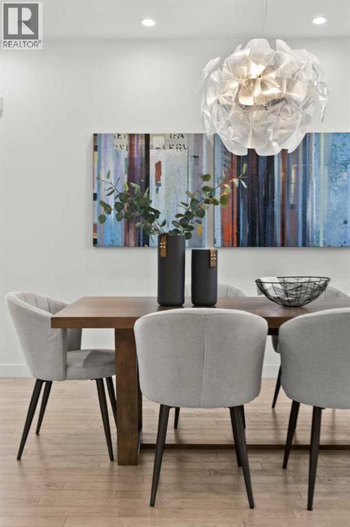 3216 5 Street Nw, Calgary, AB - Indoor Photo Showing Dining Room