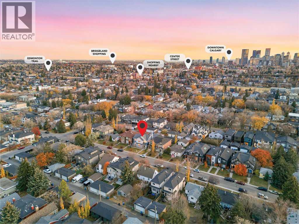 Aerial Photo - Location - 417 29 Avenue Nw, Calgary, AB - Outdoor With View