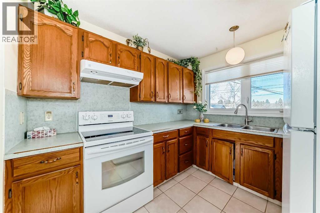 5232 44 Avenue Nw, Calgary, AB - Indoor Photo Showing Kitchen With Double Sink