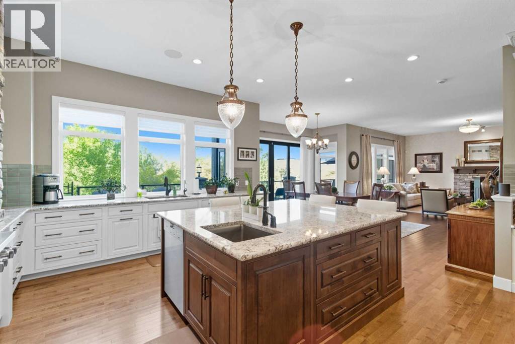 41 Evergreen Mount Sw, Calgary, AB - Indoor Photo Showing Kitchen With Upgraded Kitchen