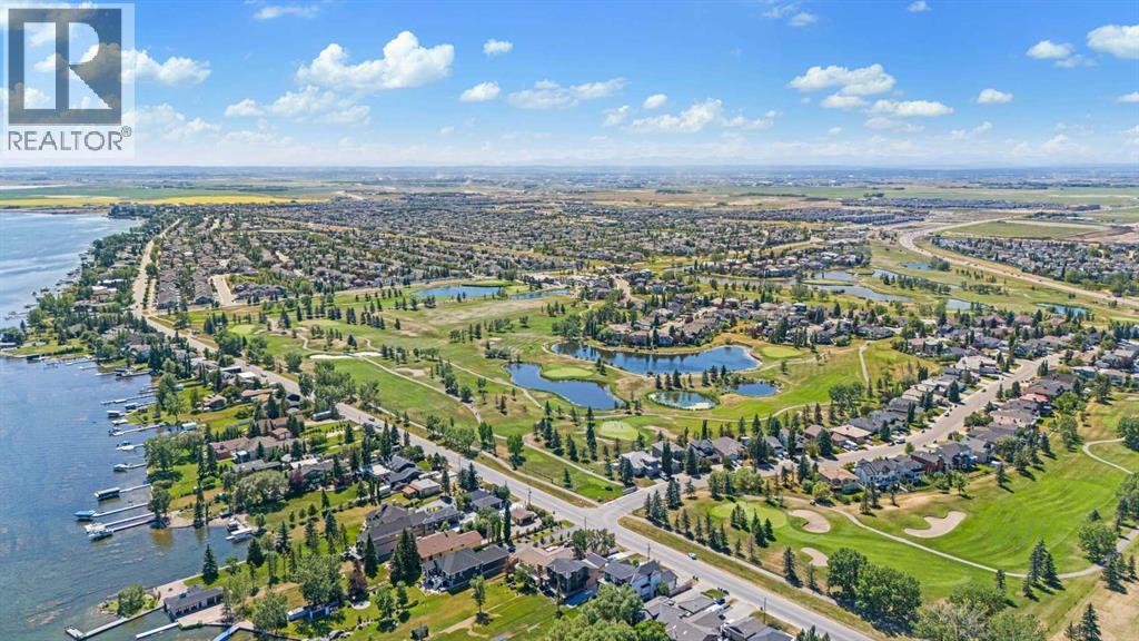 LAKE AND GOLF COURSE - 340 West Chestermere Drive, Chestermere, AB - Outdoor With Body Of Water With View
