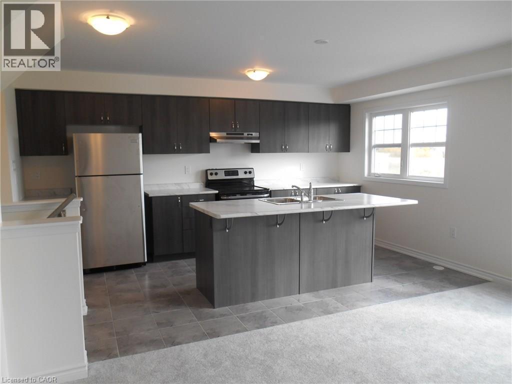 15 Outlook Terrace, Kitchener, ON - Indoor Photo Showing Kitchen With Stainless Steel Kitchen With Double Sink