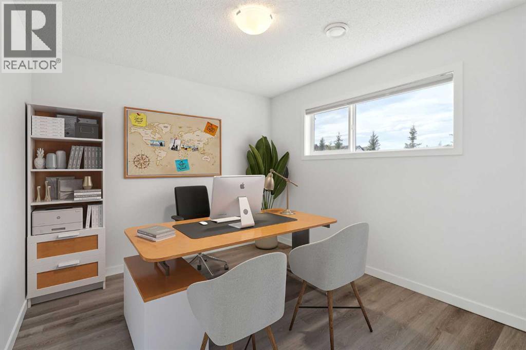 54 Evanscrest Manor Nw, Calgary, AB - Indoor Photo Showing Office