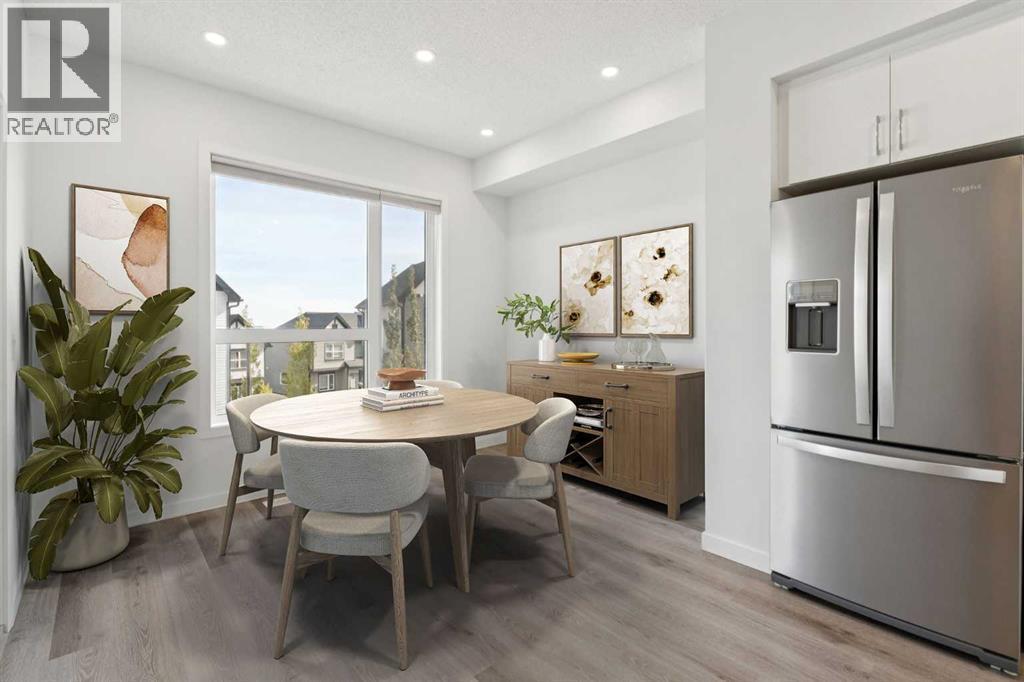 54 Evanscrest Manor Nw, Calgary, AB - Indoor Photo Showing Dining Room