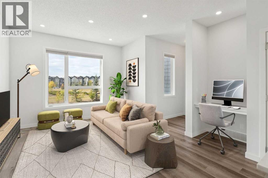 54 Evanscrest Manor Nw, Calgary, AB - Indoor Photo Showing Living Room