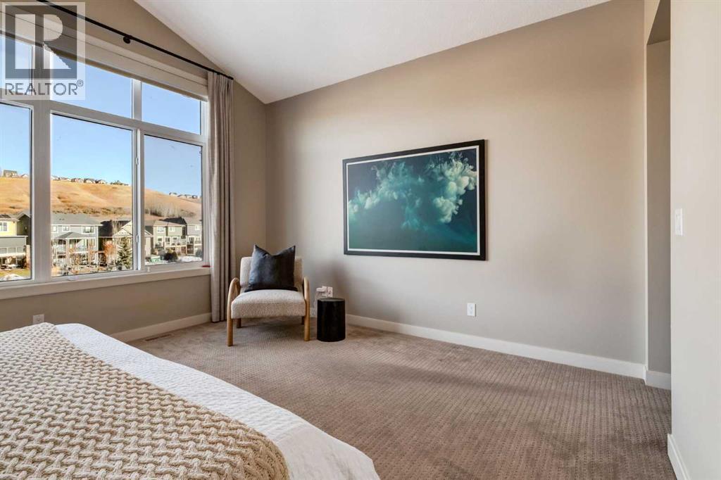 687 Cranston Avenue Se, Calgary, AB - Indoor Photo Showing Bedroom