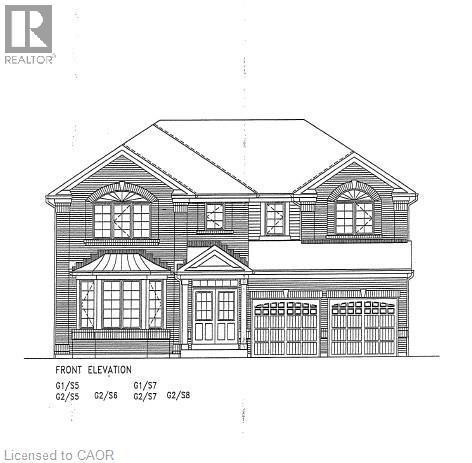 (reverse) exterior floorplan from builder - 79 Zieman Crescent, Cambridge, ON - Other