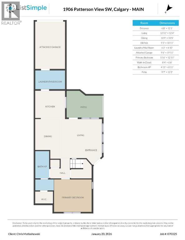Main floor - 1906 Patterson View Sw, Calgary, AB - Other